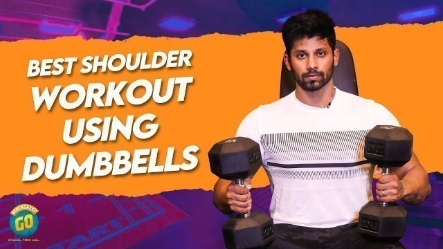 'Best Shoulder Workout Using Dumbbells | Fit Formula | Blacksheep Go'