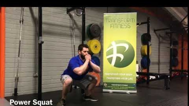 'Transform Fitness - TFL and TFL+ Exercise:  Power Squats'