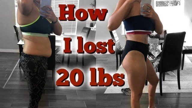 'HOW I LOST 20 POUNDS! | Body type, Nutrition and Fitness'