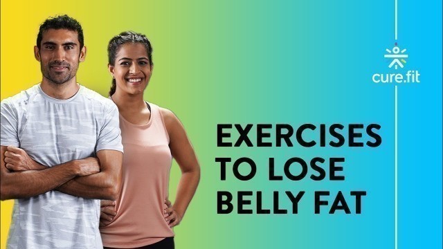 'EXERCISES TO LOSE BELLY FAT By Cult Fit | Belly Fat Workout | Belly Fat Cardio | Cult Fit | CureFit'