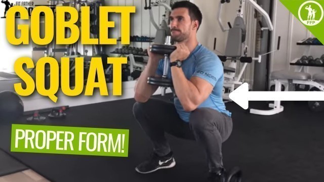 'The Goblet Squat Exercise Guide - The Proper Form, Sets & Routine Tutorial'
