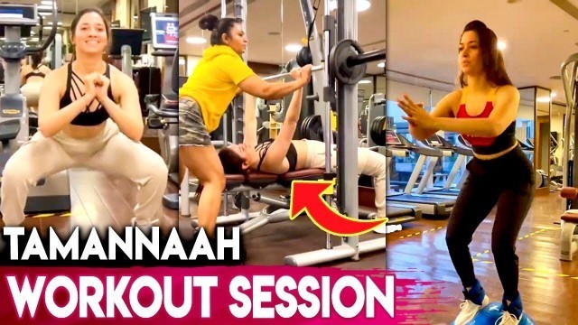 'Tamannaah Bhatia\'s UNBELIEVABLE Gym Workout | The Fitness Formula'