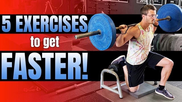 'Speed Training Workout For Athletes| 5 EXERCISES to get FASTER'