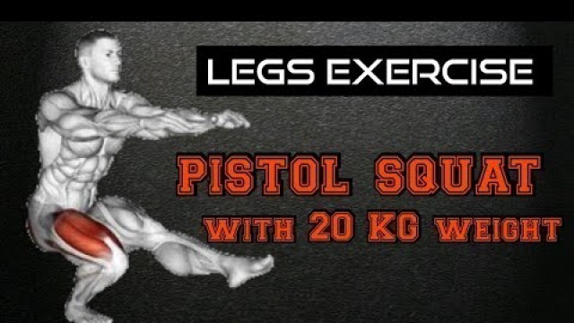 'piston squat with 20KG weight | single leg squat | #legs #exercise |#naresh #singh'