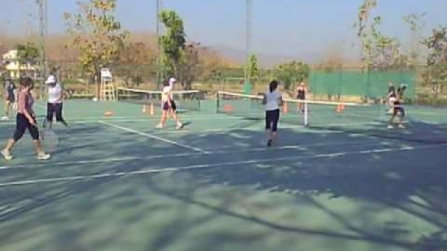 'Fitness Holiday Cardio Tennis Class  Chiang Mai Thailand'