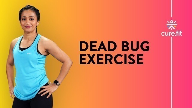'How To Do Dead Bug Exercise by Cult Fit | Dead Bug Variations | Core Workout | Cult Fit | Cure Fit'