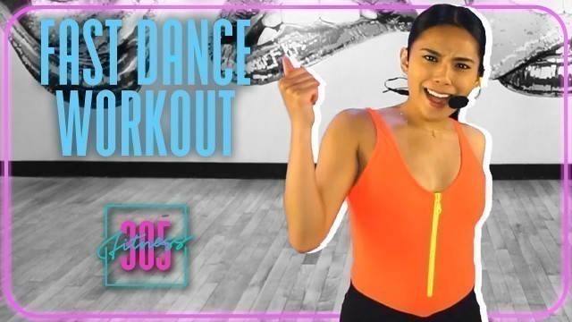 'Fast 15 Minute Dance Cardio Workout w/ Marielle! ⚡ 305 Fitness'