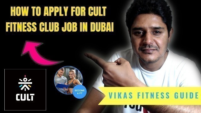 'How to apply for cult fit club fitness job in Dubai'