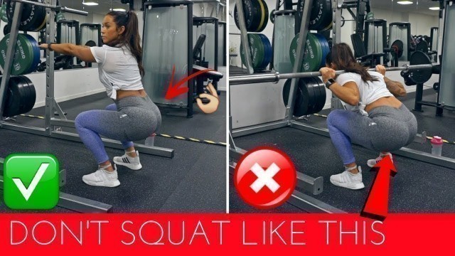 '6 COMMON GYM MISTAKES PART 2 - LEGS & BOOTY | SQUAT BASICS & MORE'
