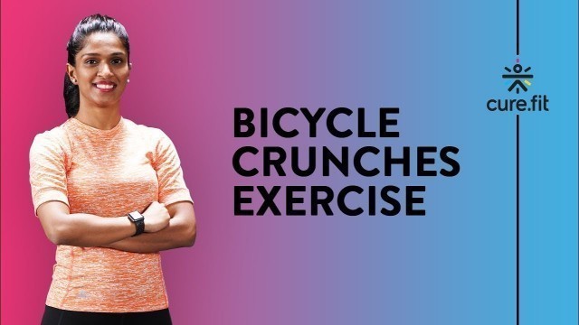 'Bicycle Crunches by Cult Fit | Abs Exercise | Crunches Variations | Cult Fit | CureFit'