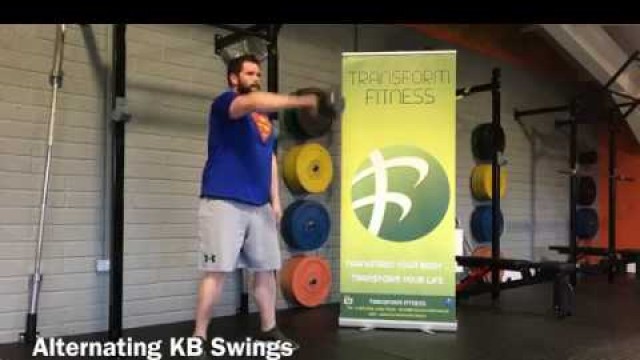 'Transform Fitness - TFL and TFL+ Exercise: Alternating KB Swings'