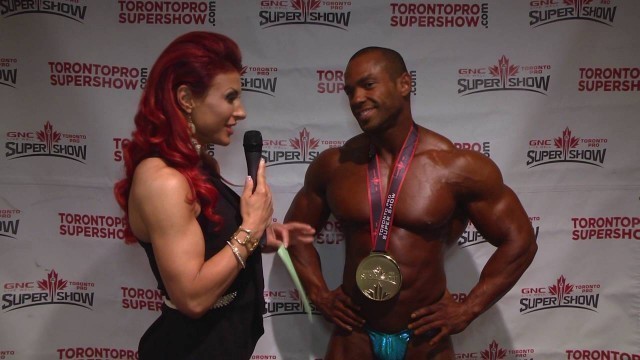 'Toronto Pro Supershow 2016 - Nancy Di Nino and  IFBB Pro Alejandro Cambronero'