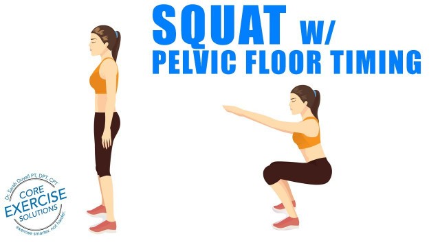 'Squat With Pelvic Floor Timing'