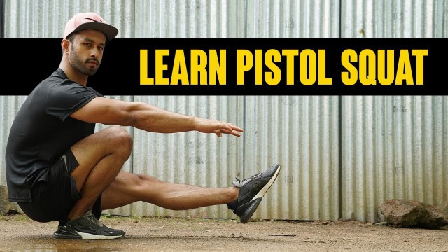 'HOW TO PISTOL SQUAT | One Leg Squat Tutorial | Calisthenics | Hindi | Rajan Sharma | MuscleBlaze'