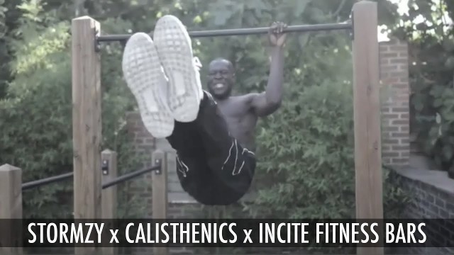 'Stormzy x calisthenics x Incite Fitness bars'