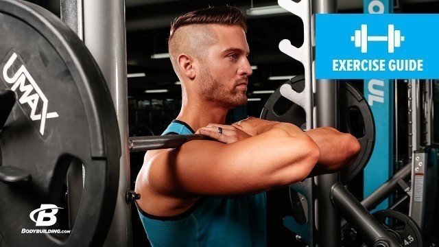 'Front Squat with Bodybuilder Grip | Exercise Guide'
