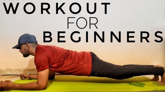 'Workout for Beginners in TELUGU | Bodyweight exercises | no equipment required | For men & women'
