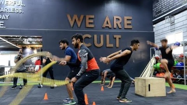 'Vlog3: Workout session at cult fit'