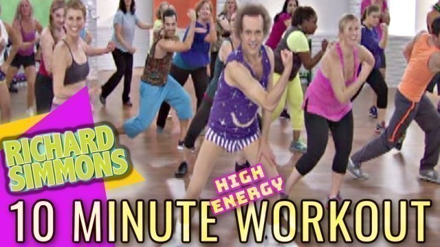 '10 Minute High Energy Routine | Workout Wednesday with Richard Simmons'