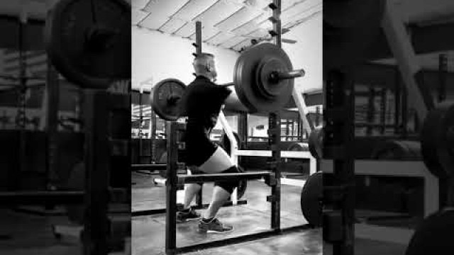 '405 Working Weight Front Squat Workout with drop sets.'