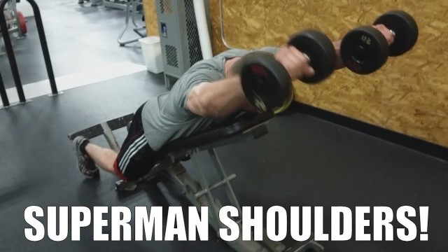 'Superman Shoulder Workout! - No Games Just Gainz'