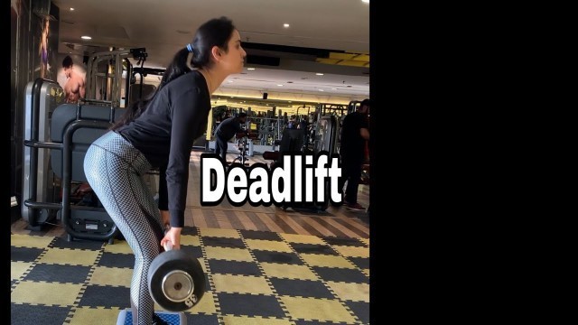 'Strength training | Deadlift | exercise  Divya Malhotra'