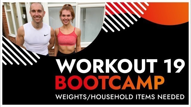 '30 Minute FULL Body HIIT Bootcamp Workout 19 | Weights - January Fitness Challenge | BodyByJR TV'