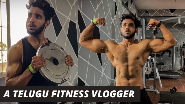 'A Random Vlog in My Life TELUGU | back and biceps workouts'