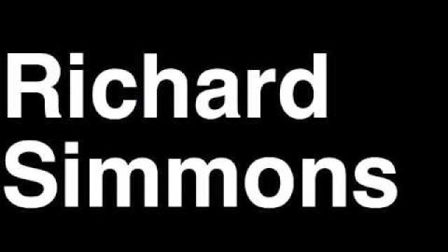 'How to Pronounce Richard Simmons Sweatin\' To The Oldies Fitness Weight Loss Instructor'