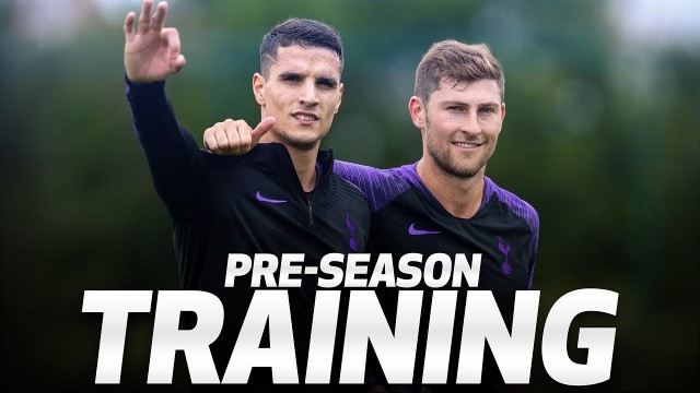 'PRE-SEASON TRAINING | SPURS GET ON THE GRASS AT HOTSPUR WAY'