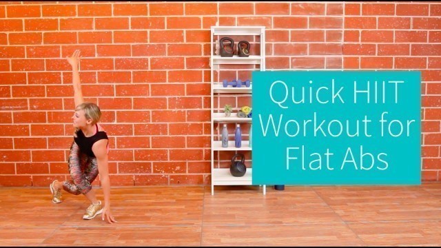 'Quick HIIT Workout for Flat Abs'