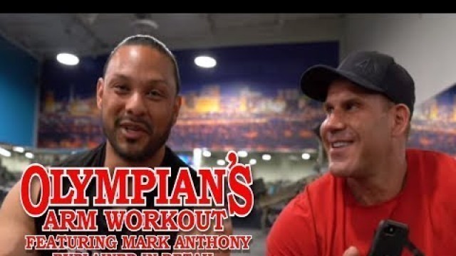 'OLYMPIAN\'S ARM WORKOUT AT EOS FITNESS  FEAT MARK ANTHONY (EXPLAINED IN DETAIL)'