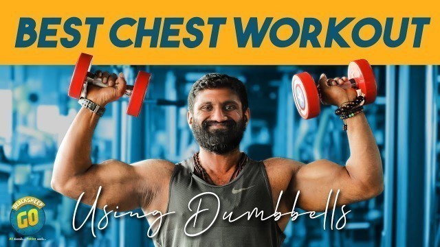 'Best Chest Workout using Dumbbells | Biglee Murali | Fit Formula #5 | Blacksheep Go'