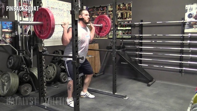 'Pin Back Squat - Olympic Weightlifting Exercise Library - Catalyst Athletics'