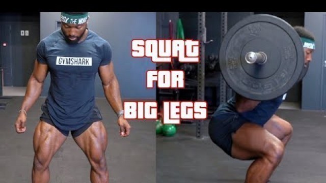 'How to Squat to BUILD BIG LEGS | Quads, Hamstrings & Glutes'