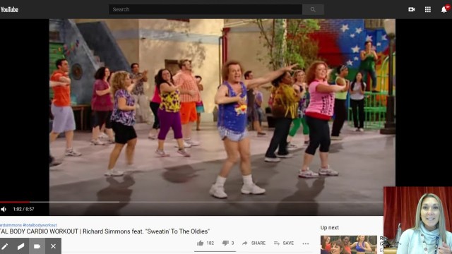 '(33) TOTAL BODY CARDIO WORKOUT | Richard Simmons feat. \"Sweatin\' To The Oldies\" - YouTube'