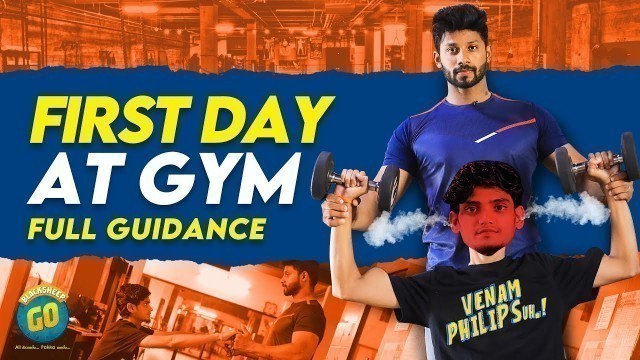 'First Day At Gym | Full Guidance | Fit Formula | Blacksheep Go'