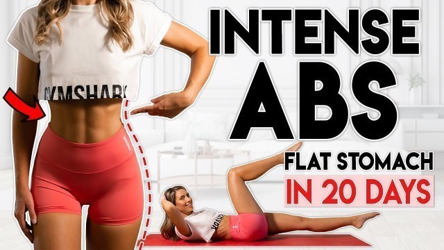 'INTENSE ABS FAT BURN in 20 Days (flat stomach) | 5 min Home Workout'