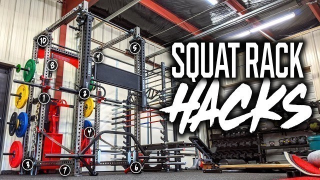 '10 Squat Rack Hacks for Home Gym & Beyond!'