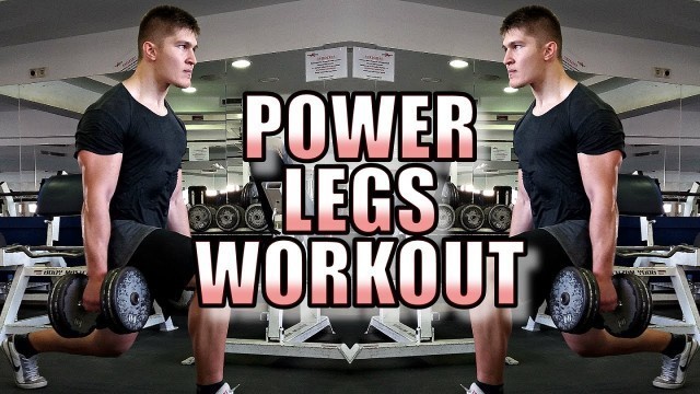 'Power Leg Workout - How to Build Explosive Athletic Legs'