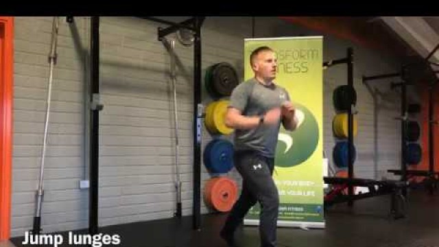 'Transform Fitness - TFL and TFL+ Exercise: Jump Lunges (stationary)'