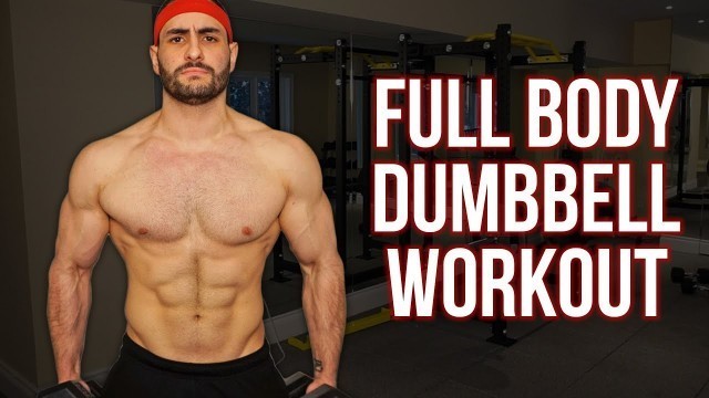 '9 Minute Full Body Dumbbell Workout (BARBARIAN GAINZ AT HOME!!)'