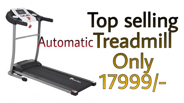 'Treadmill | PowerMax Fitness TDM-98 1.75HP treadmill automatic | Link in description.'