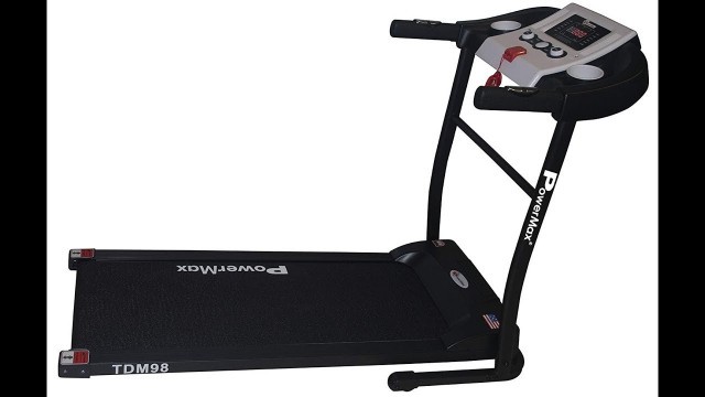 'Powermax Fitness Treadmill for Cardio Workout at Home |  Foldable Motorized and Light Weight'
