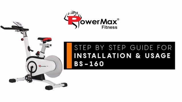 'Powermax Fitness BS-160 Group Bike - Installation & Usage Guide'