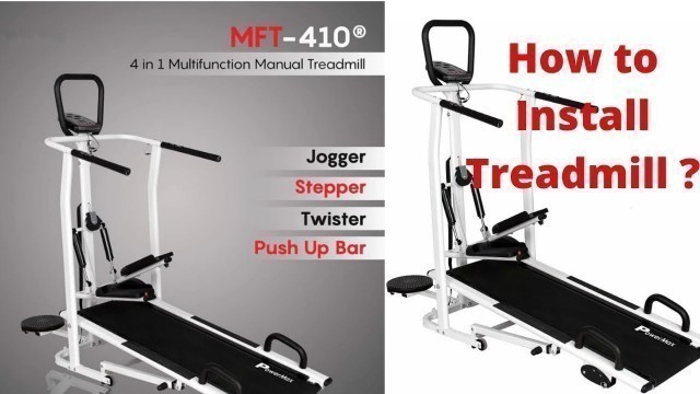 '#tredmillonline #tredmill #mamaonduty Powermax Fitness MFT- 410 | Treadmill Installation Unboxing |'