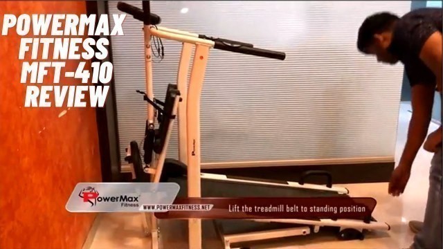 'PowerMax Fitness MFT-410 Manual Treadmill Review 2021 : Installation & Tutorial'