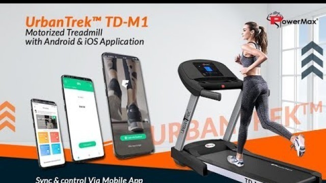 'PowerMax Fitness TD-M1-A1 Series - Light, Foldable, Electric Treadmill'