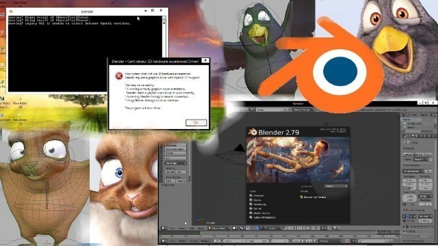 'Blender Requires a Graphic Driver With OpenGl 2.1 Support Error Fix 2019'