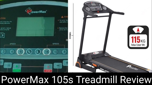 'PowerMax Fitness TDM 105s 2HP Treadmill Review after One Month'